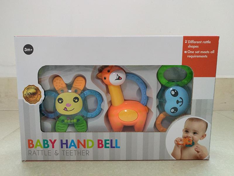 Teether Bell Set 3pcs