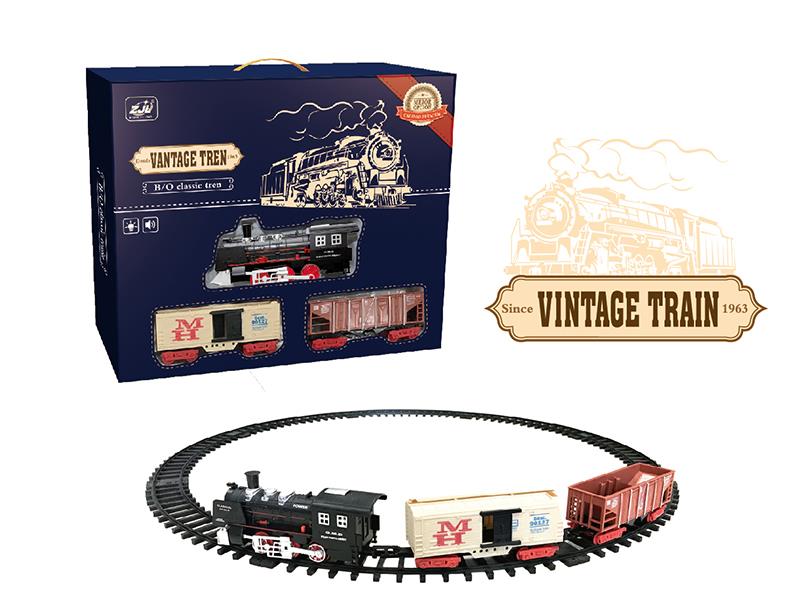 Retro Rail Train(Light + Sound)