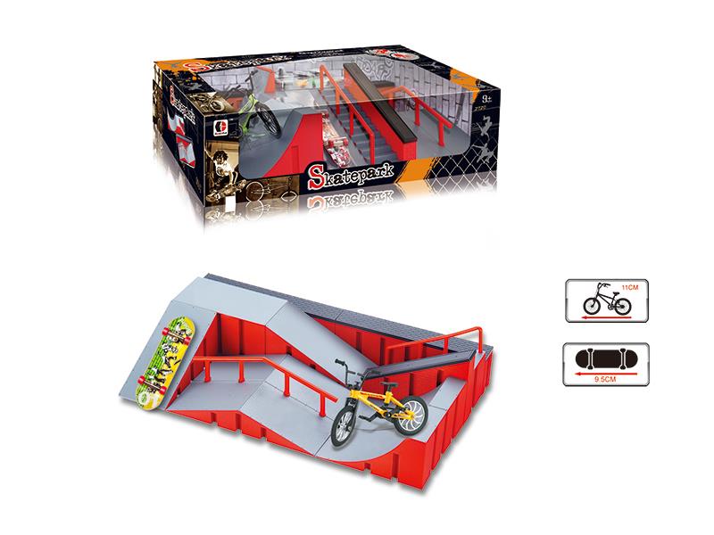 Bicycle Finger Skateboard Skate Park Set