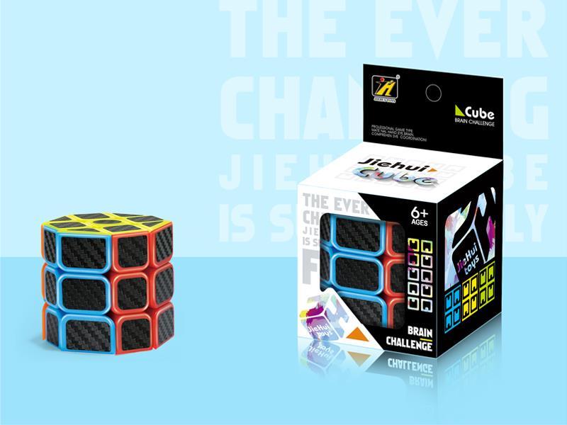 Octagonal Cylindrical Magic Cube/Black Carbon Fiber Bearing