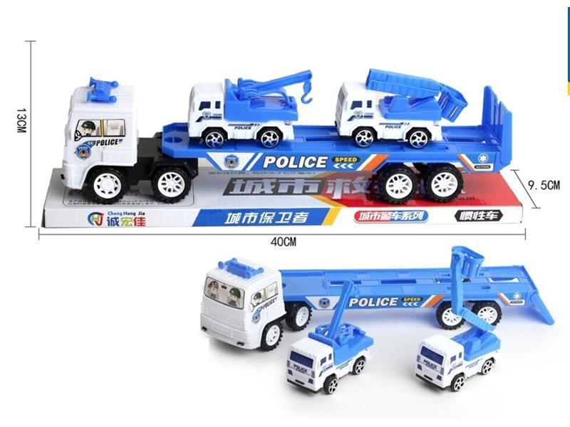 Friction Police Car