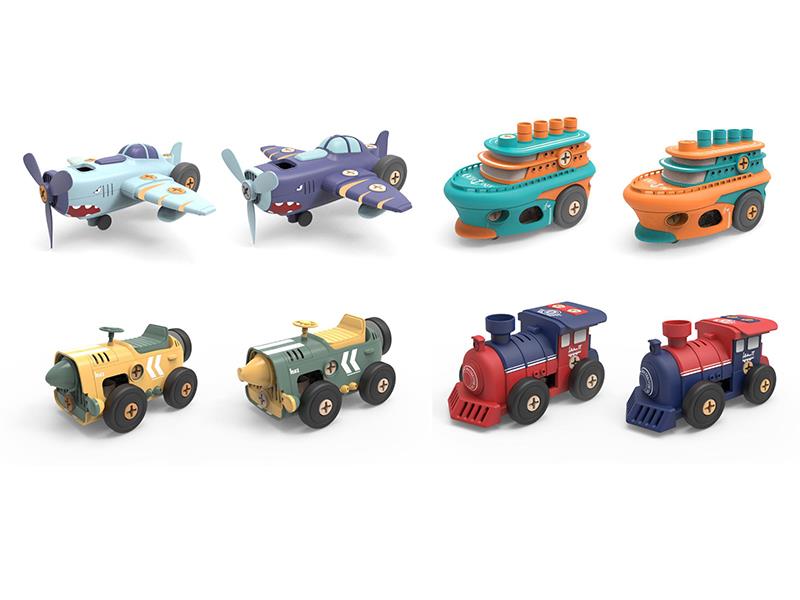 Electric DIY Assembly Laboratory Retro Car