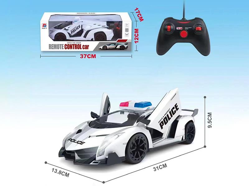 1:14 4-Channel Remote Control Lamborghini Police Car