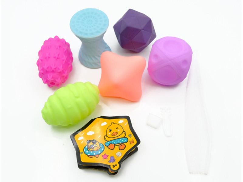 Soft Glue Multi-Texture Grip Ball With Automatic Whistle