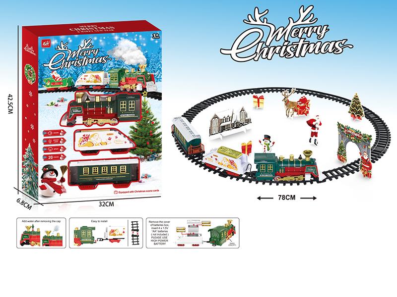 Christmas Rail Train(Spray, Christmas Song, Train Sound And Lights)