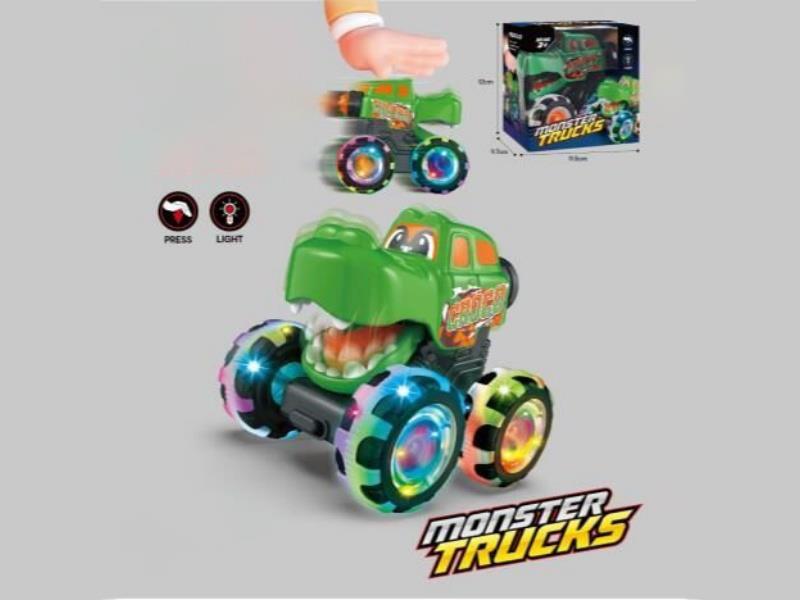 Press The Crocodile Car/Two-Color Wheels