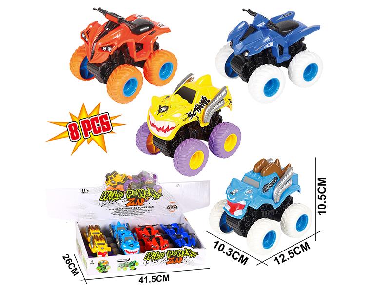 Double Friction Off-Road Vehicle 8pcs
