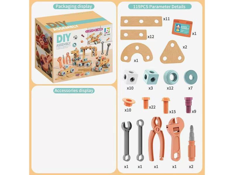 DIY Assembly Tools - 119-Piece Set
