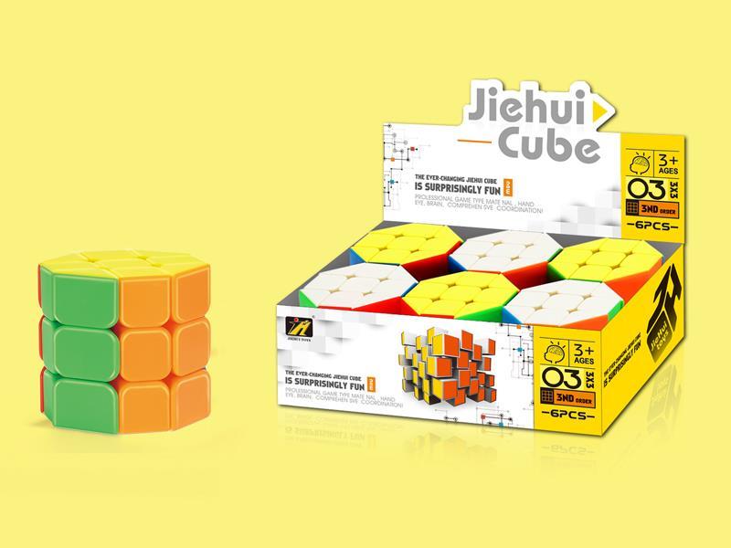 Octagonal Cylindrical Magic Cube/Solid Color