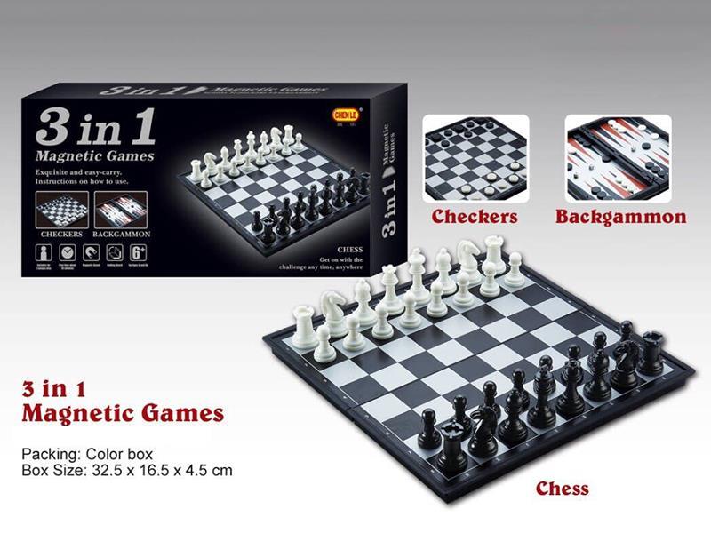 3 In 1 Magnetism Chess