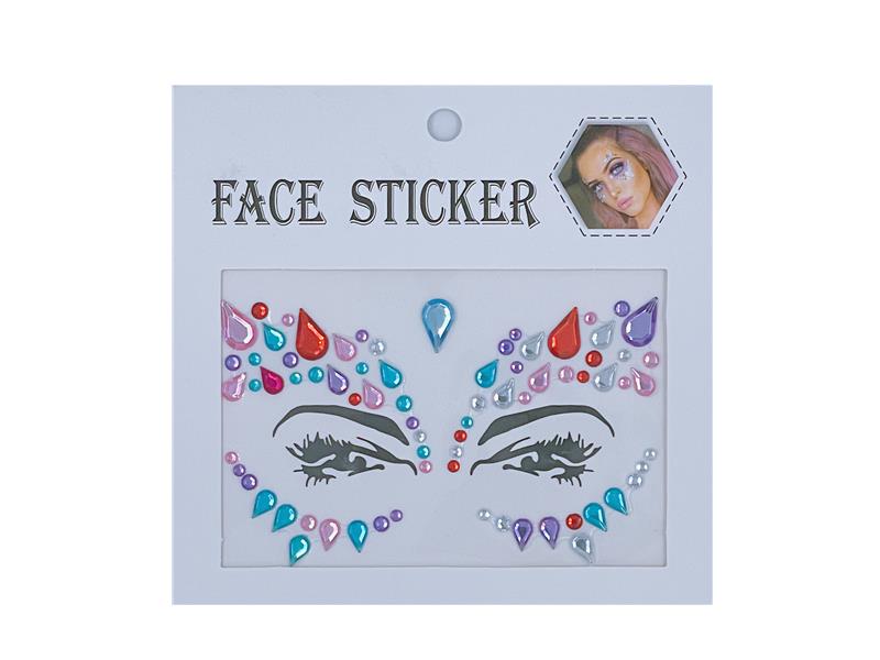 Face Crystal Stickers