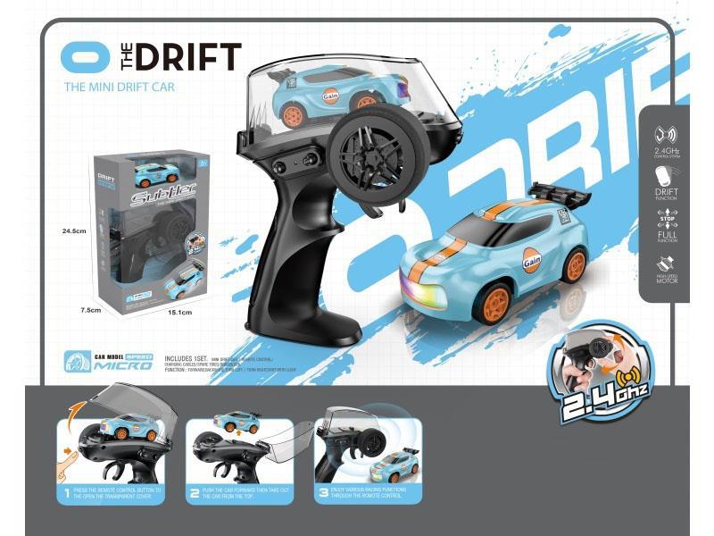 1:64 Micro Remote Control Car 2.4G Four-Wheel Drive Mini Remote-Controlled Rally Car