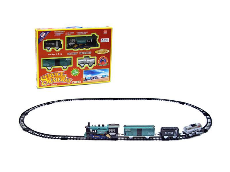 ELECTRIC RAILWAY WITH MUSIC & SMOKE