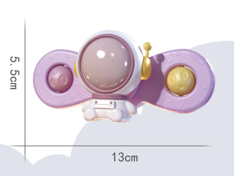 Space Theme Suction Cup Spinner Toys 1pcs(Macaron Color)