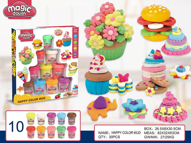 2 Oz Color Clay 10pcs