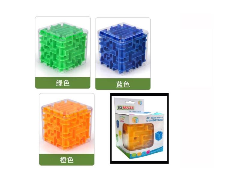 Three-Dimensional Maze Rubik's Cube