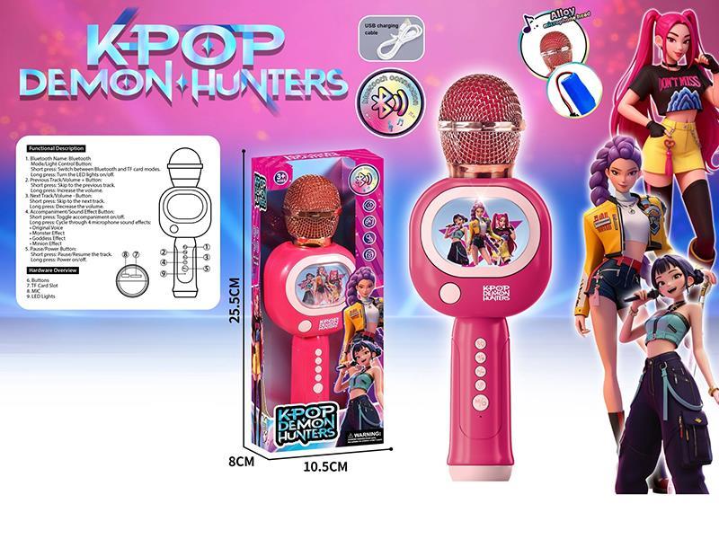 Bluetooth Lighting, Mmusic, Microphone And Speaker All-In-One Microphone