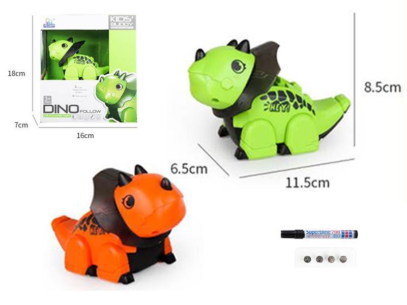 Crossed Triangle Dragon (Following Line + Light + Sound Effect)