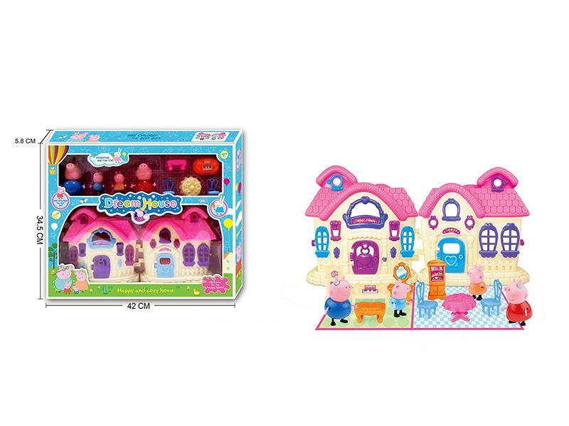 Little Pig Villa Set Of Toys