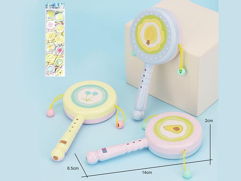 12pcs Rattle-Drum