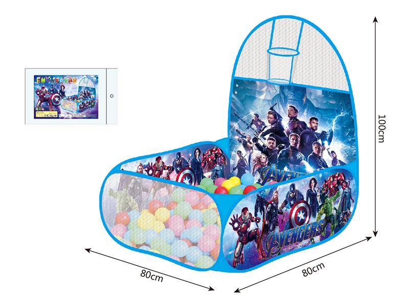 Ocean Ball Pool With Basketball Hoop(The Avengers)