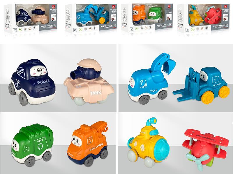 Friction Cartoon Car Combination