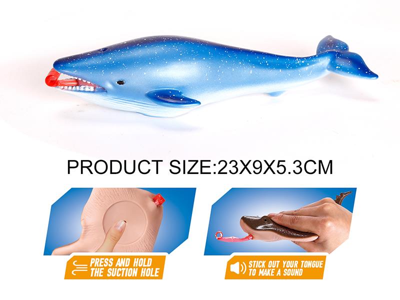 Vinyl Model Blue Whale(Pinch And Out Tongue)
