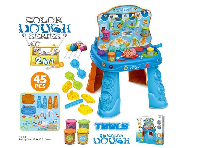 2 In 1 Tools & Color Dough Table