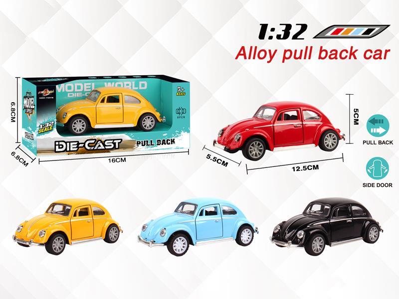 1:32 Alloy Pull Back Car