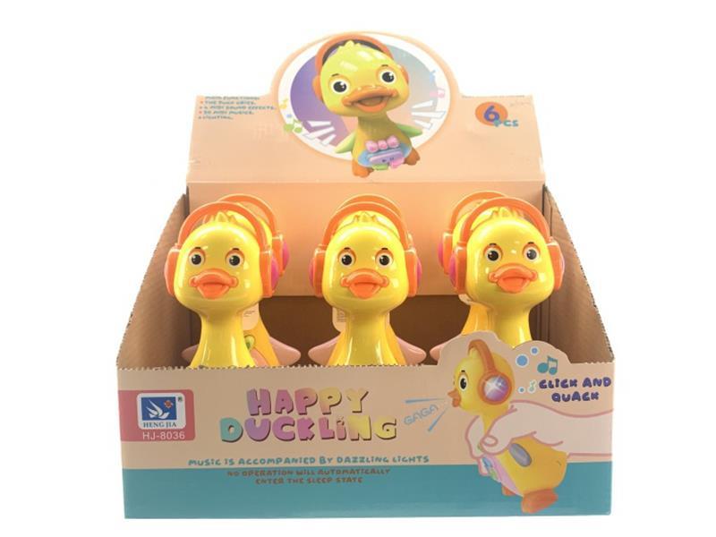 Happy Duck With Sound And Music 6pcs