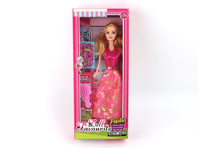 11.5 Inch Solid Articulated Doll Suitcase Comb