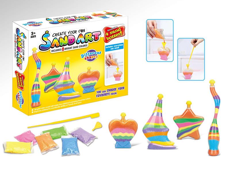 Creative Kids DIY Sand Art(4 Sand Bottles)