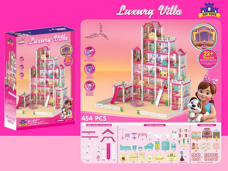 DIY Mini Villa(22 Rooms)454pcs