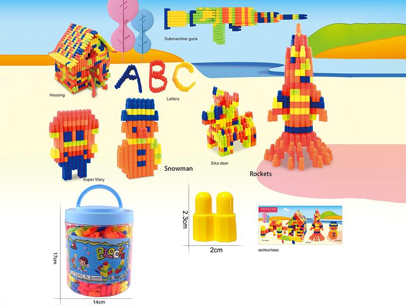 Bullet Head Building Blocks 270g(300PCS+)
