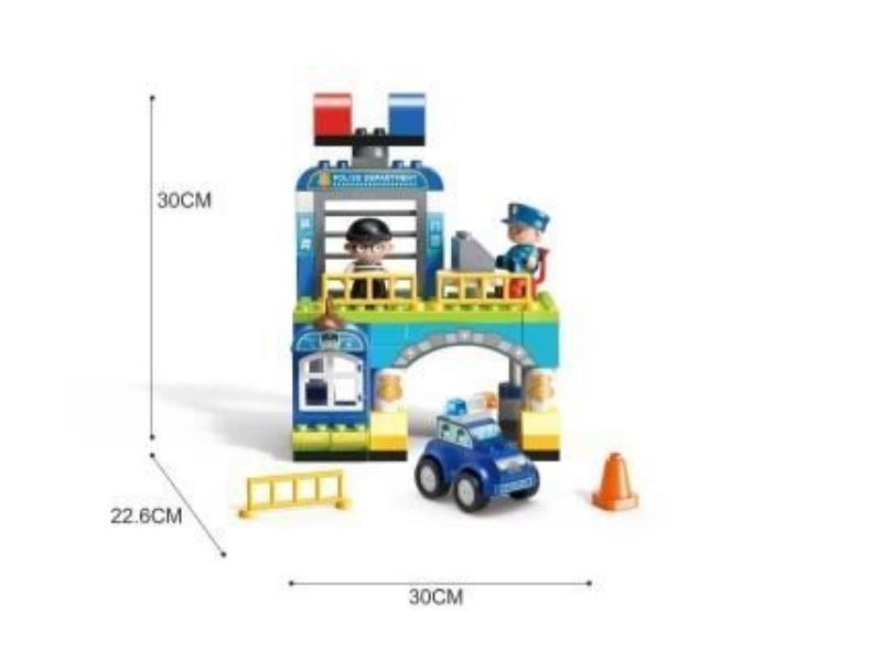 Building Block: 63-Particle Small Police Station