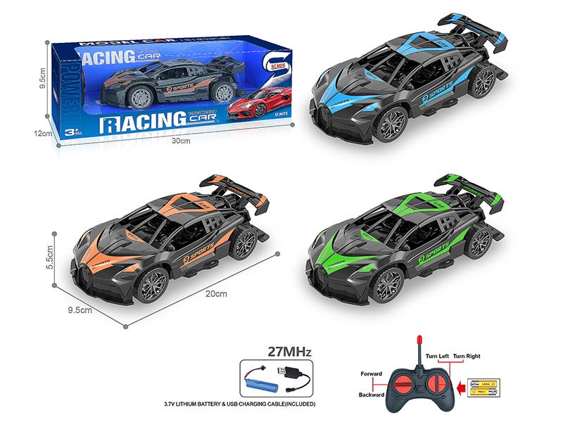 27Mhz 1:18 4-Channel Remote Control Bugatti Racing Car(Included Batteries)