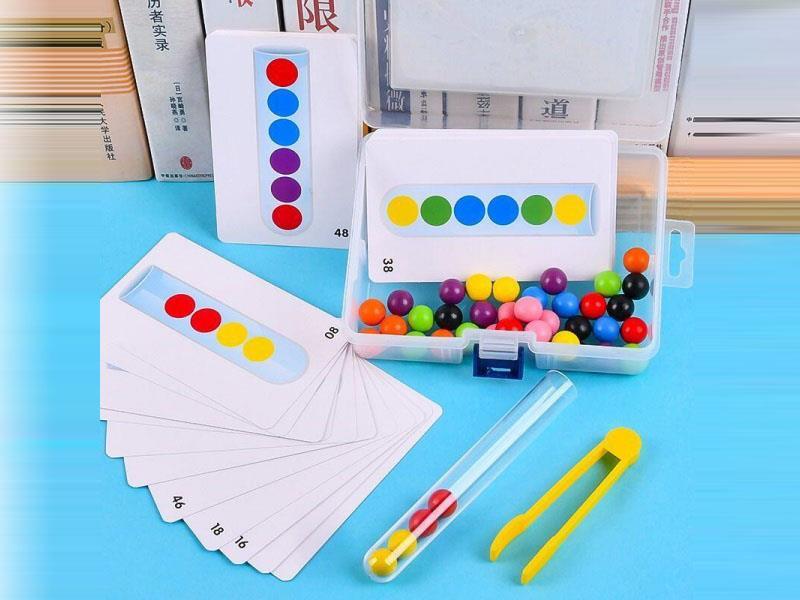 Wooden Test Tubes Hold Balls