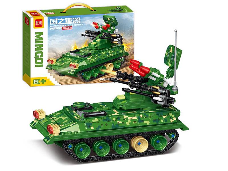 Self-Propelled Antiaircraft Gun Building Blocks(454PCS)