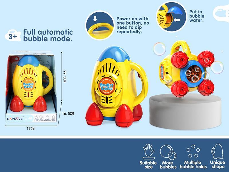 Rocket Bubble Machine