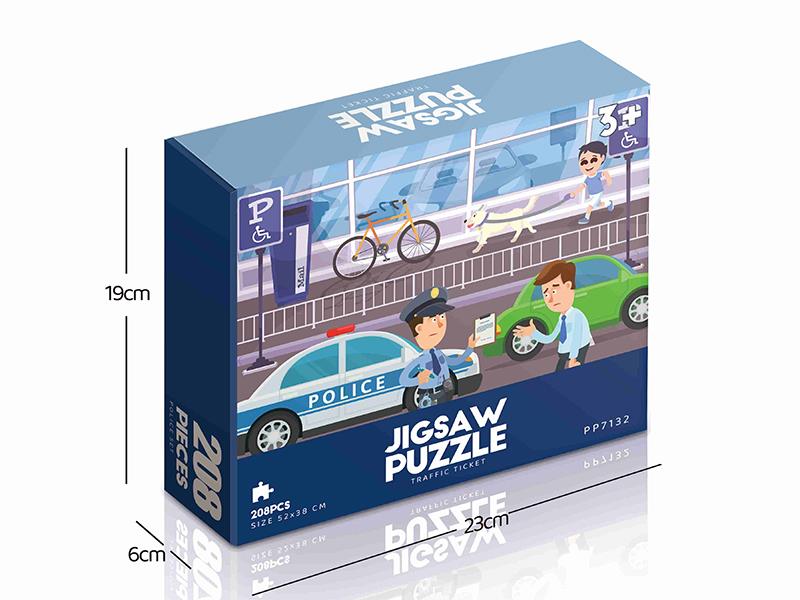 208pcs Jigsaw Puzzle - Traffic Ticket