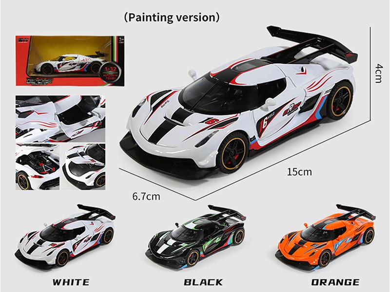 1:32 Koenigsegg Alloy Car