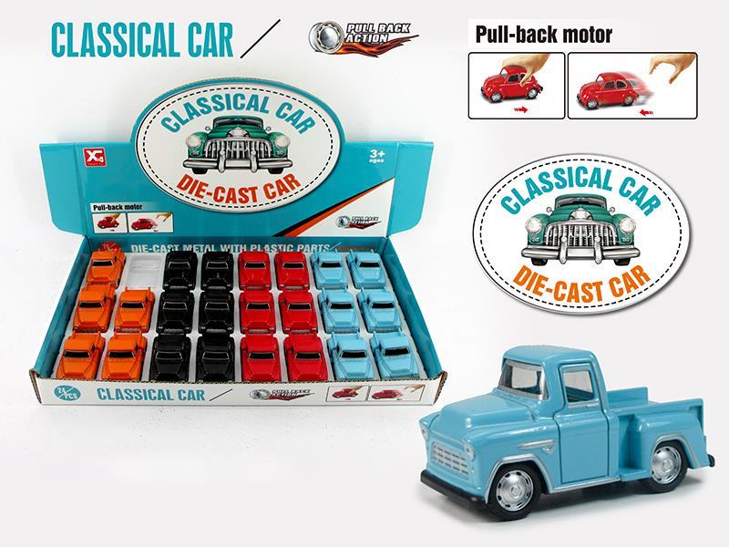 24PCS Pull Back Alloy Pickup Truck 24pcs