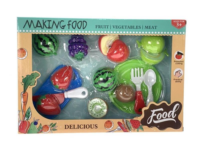 A 11-Piece Set Of Fruits From Play House And Cheqile