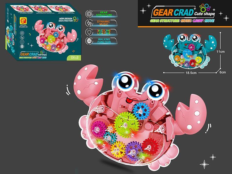 B/O Go And Bump Transparent Gear Crab