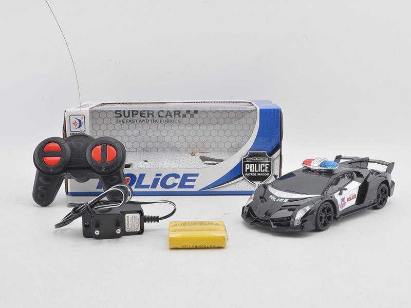 1:24 Remote Control Simulated Police Car With Flash Lights