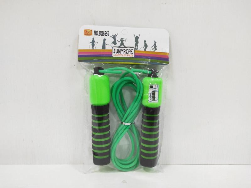 Eight Slot Counting Frosted Rope Skipping Rope