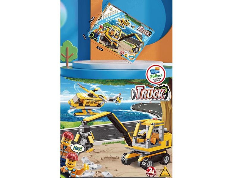 Engineering Series Timber Grab Small Particle Building Blocks