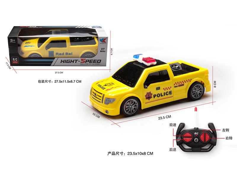 1:18 4CH R/C Police Car(Without Light)