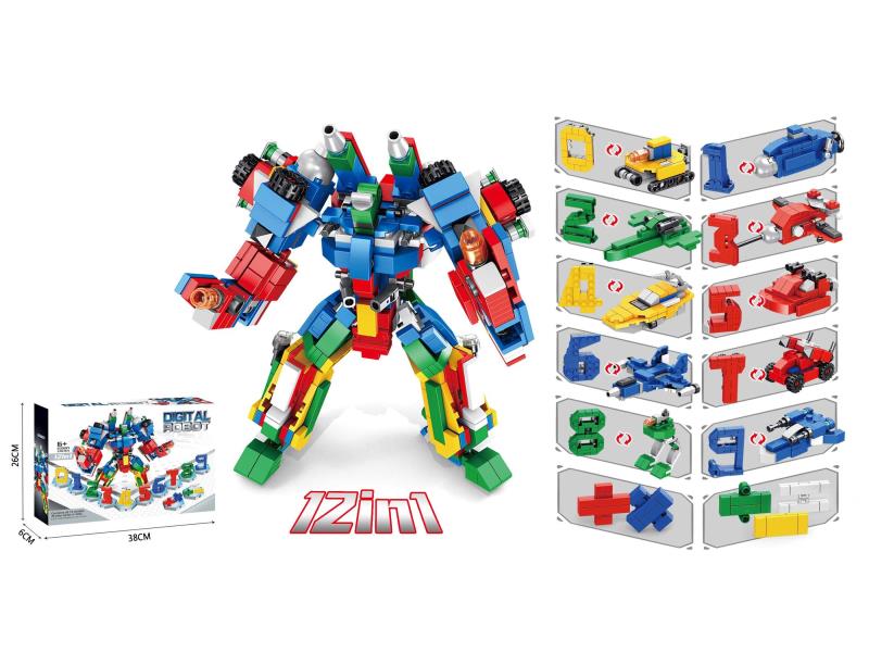 570 Pieces Of 2-To-12 Combined Digital Robots