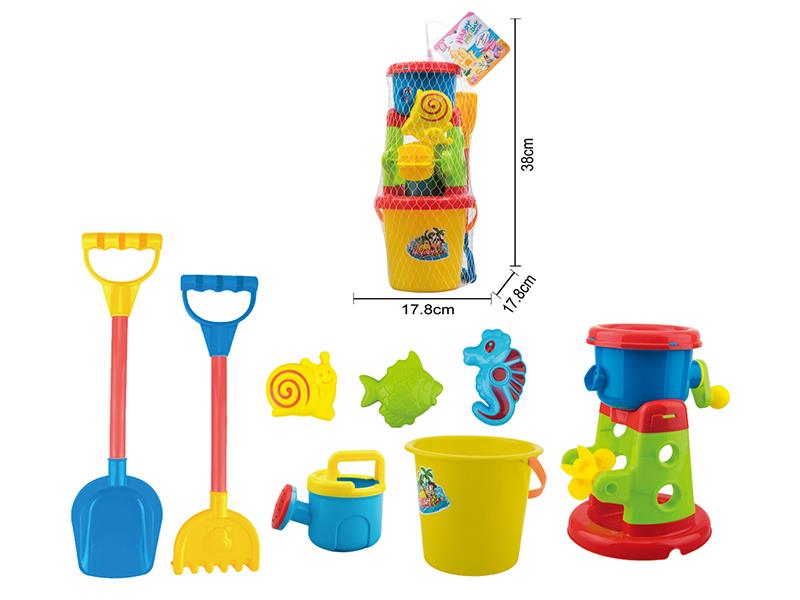 Hourglass Beach Toys 8pcs